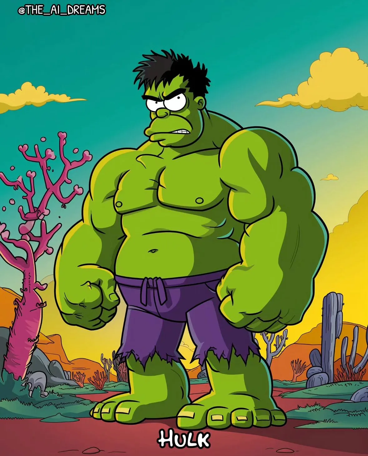 ตัวละคร มาร์เวล Marvel เวอร์ชั่นการ์ตูน The Simpsons