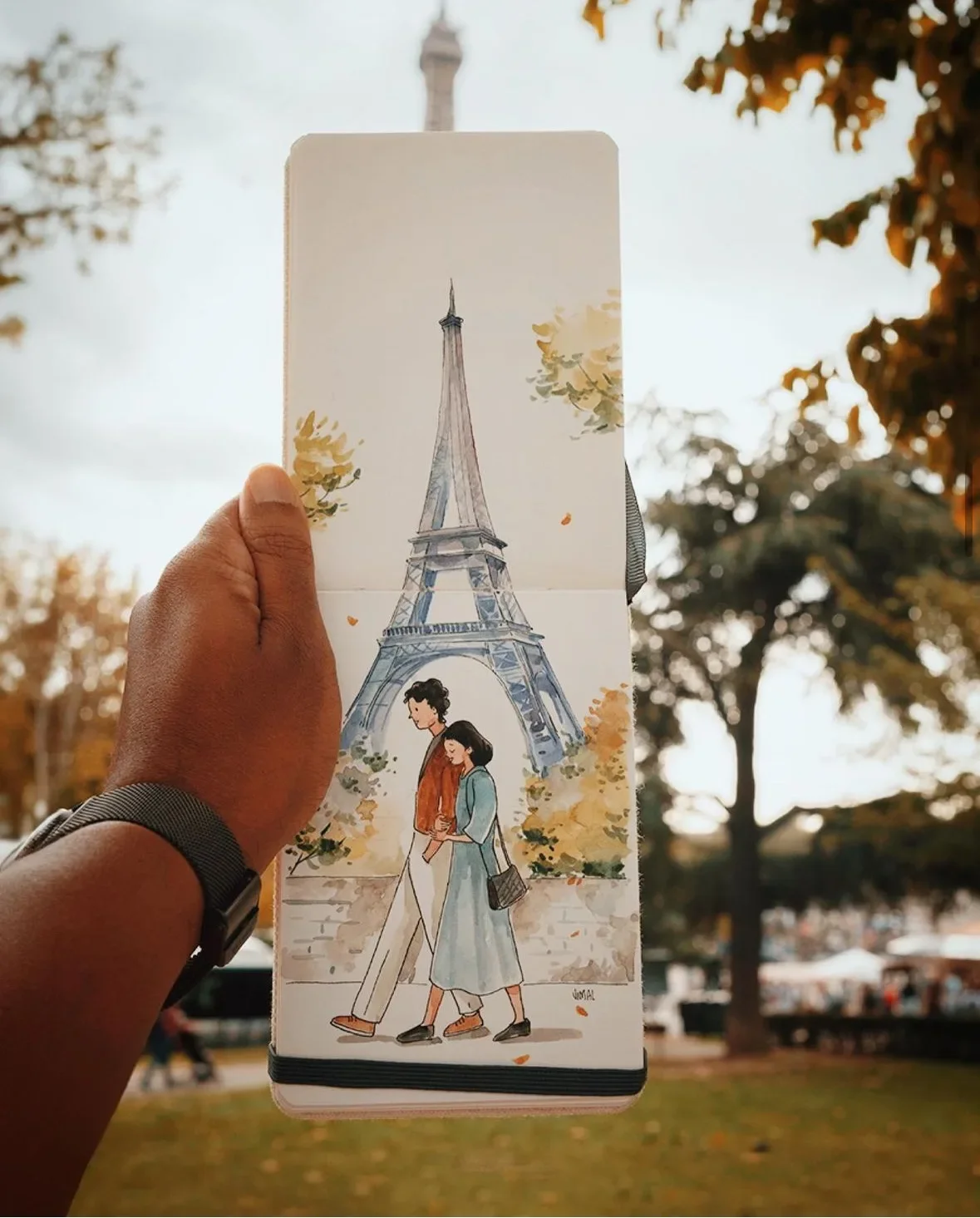 ภาพสเก็ตช์การเดินทางท่องเที่ยวสุดน่ารัก Travel Sketches