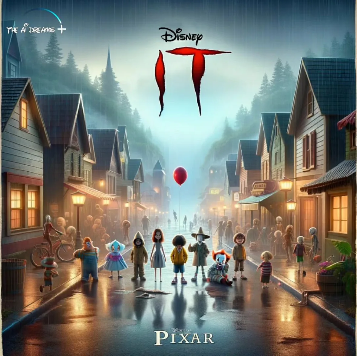 หนังสยองขวัญ Horror แอนิเมชั่น Disney Pixar Aiart