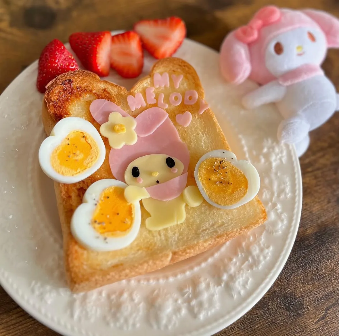 ไอเดียแต่งจานอาหาร ของหวาน ขนม ซานริโอ้ Sanrio