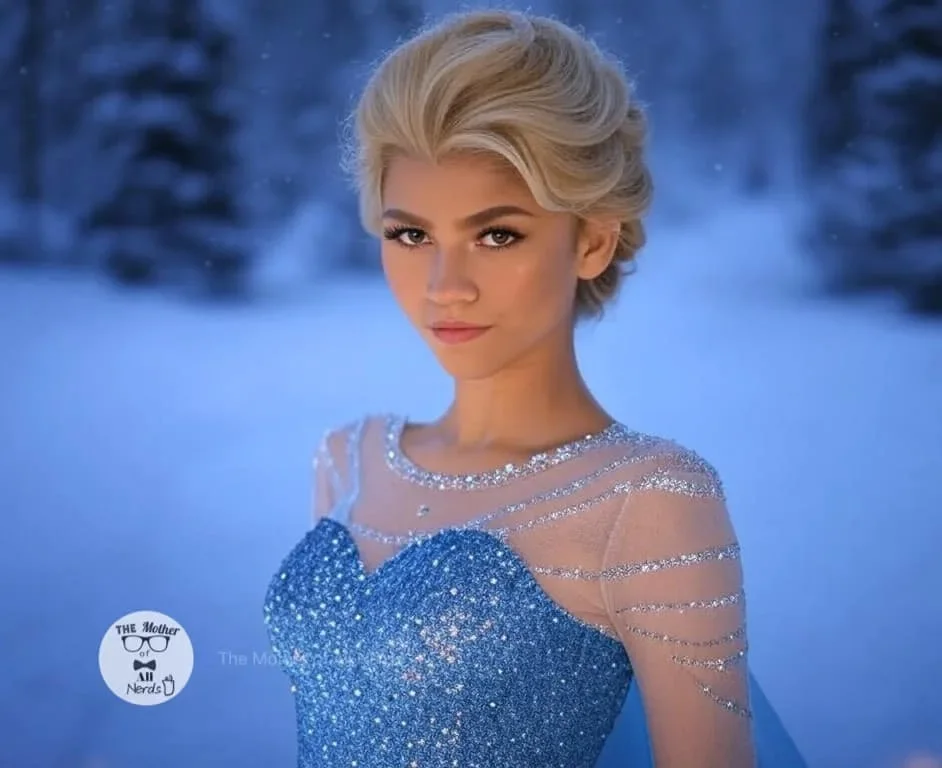 เผย 28 ภาพดาราฮอลลีวูด หากสวมบท "เอลซ่า" ในหนัง "Frozen" ฉบับคนแสดง โดย AI