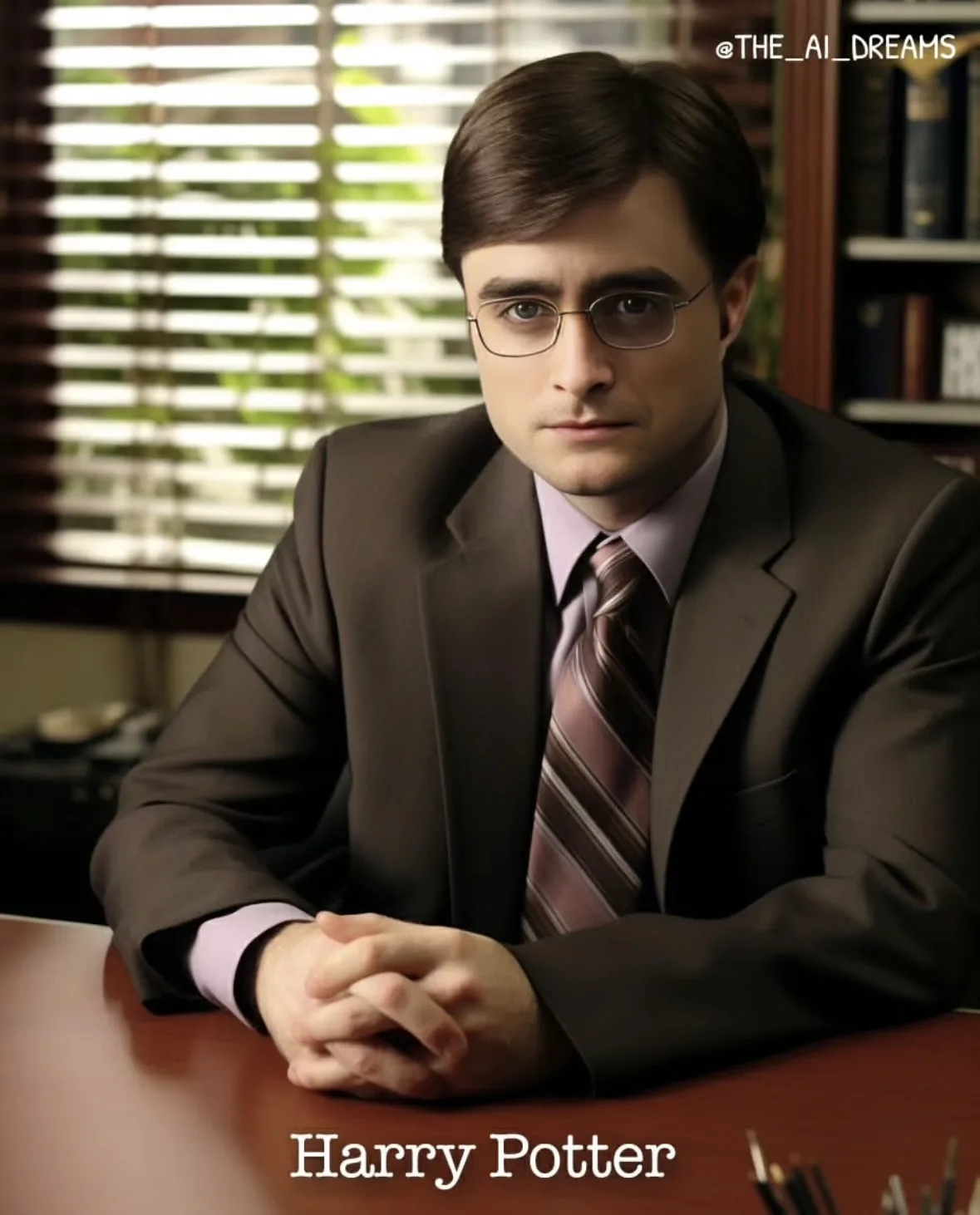 แฮร์รี่ พอตเตอร์ Harry potter พนักงานออฟฟิศ the office aiart