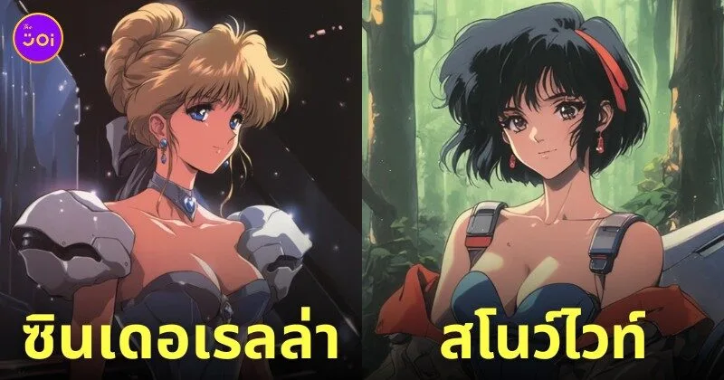 ตัวละครเจ้าหญิงดิสนีย์ Disney Princess เวอร์ชั่นการ์ตูนอนิเมะยุค 80