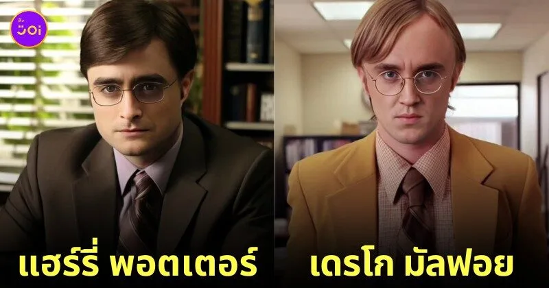 แฮร์รี่ พอตเตอร์ Harry potter พนักงานออฟฟิศ the office aiart