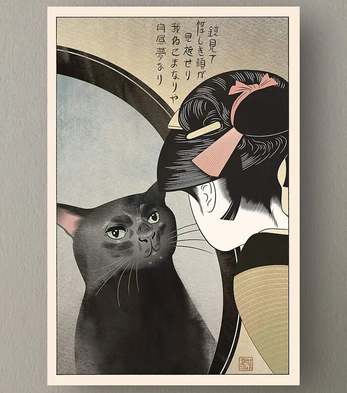 พาส่อง 15 มีมดังบนโลกออนไลน์ในสไตล์ภาพวาดสมัยเอโดะ โดย AI