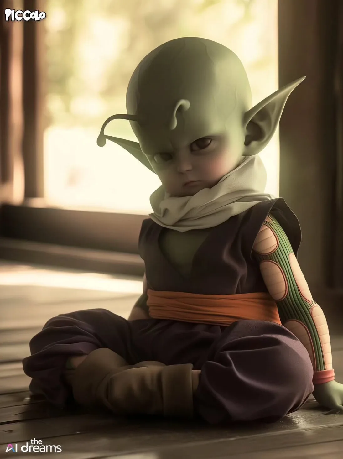 ภาพตัวละคร Dragon Ball Z วัยรุ่นฟันน้ำนม aiart