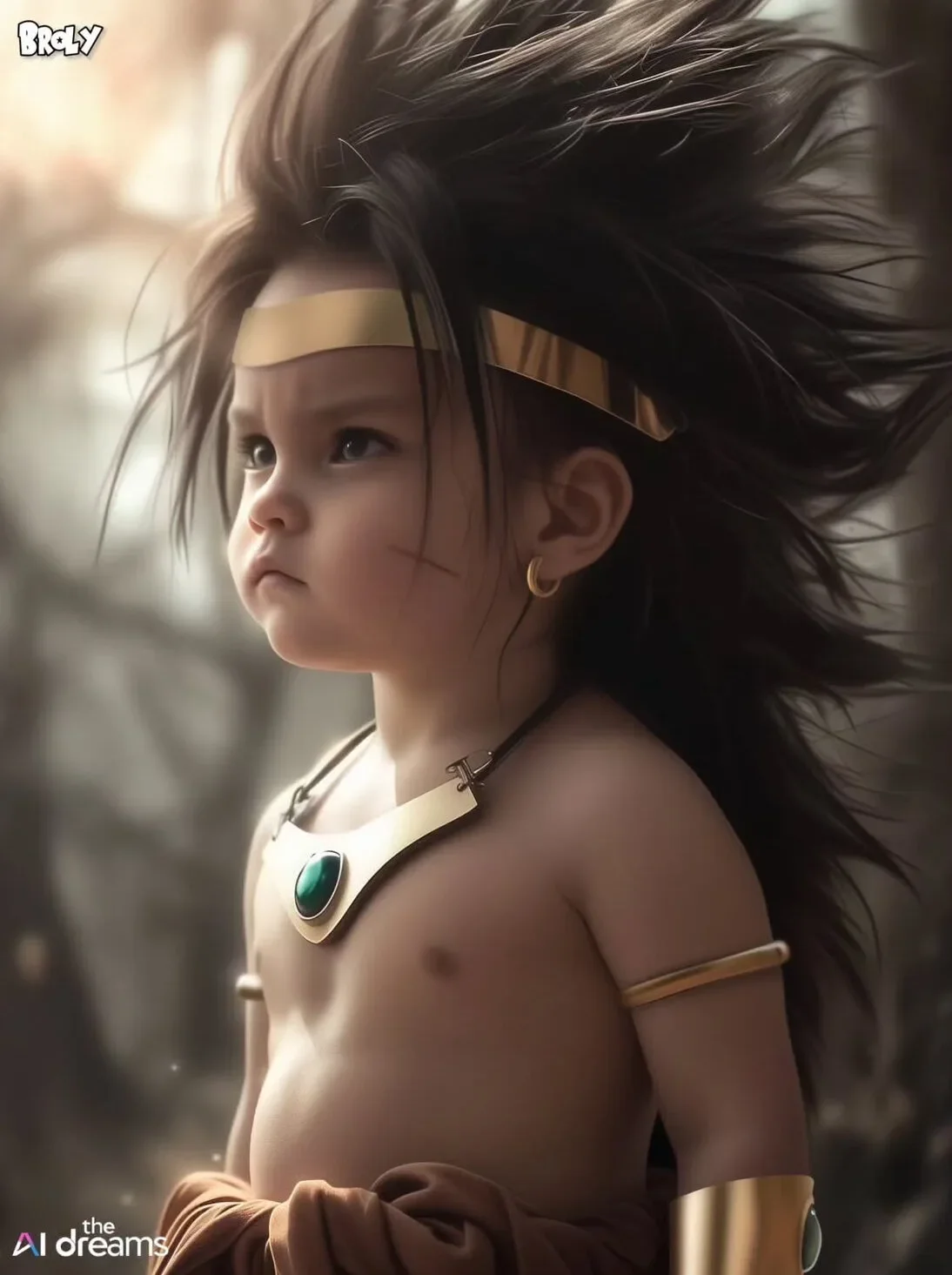 ภาพตัวละคร Dragon Ball Z วัยรุ่นฟันน้ำนม aiart