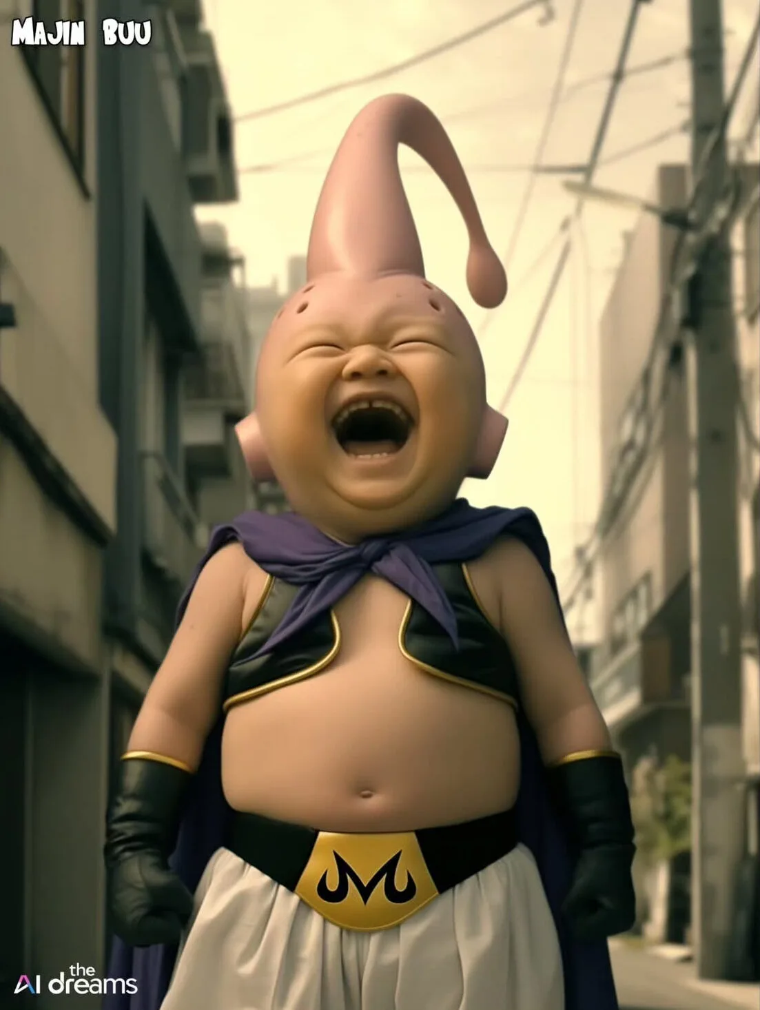 ภาพตัวละคร Dragon Ball Z วัยรุ่นฟันน้ำนม aiart