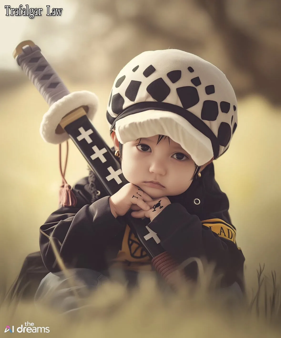 ภาพตัวละคร One Piece วัยรุ่นฟันน้ำนม aiart