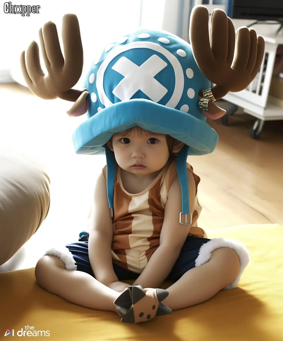 ภาพตัวละคร One Piece วัยรุ่นฟันน้ำนม aiart