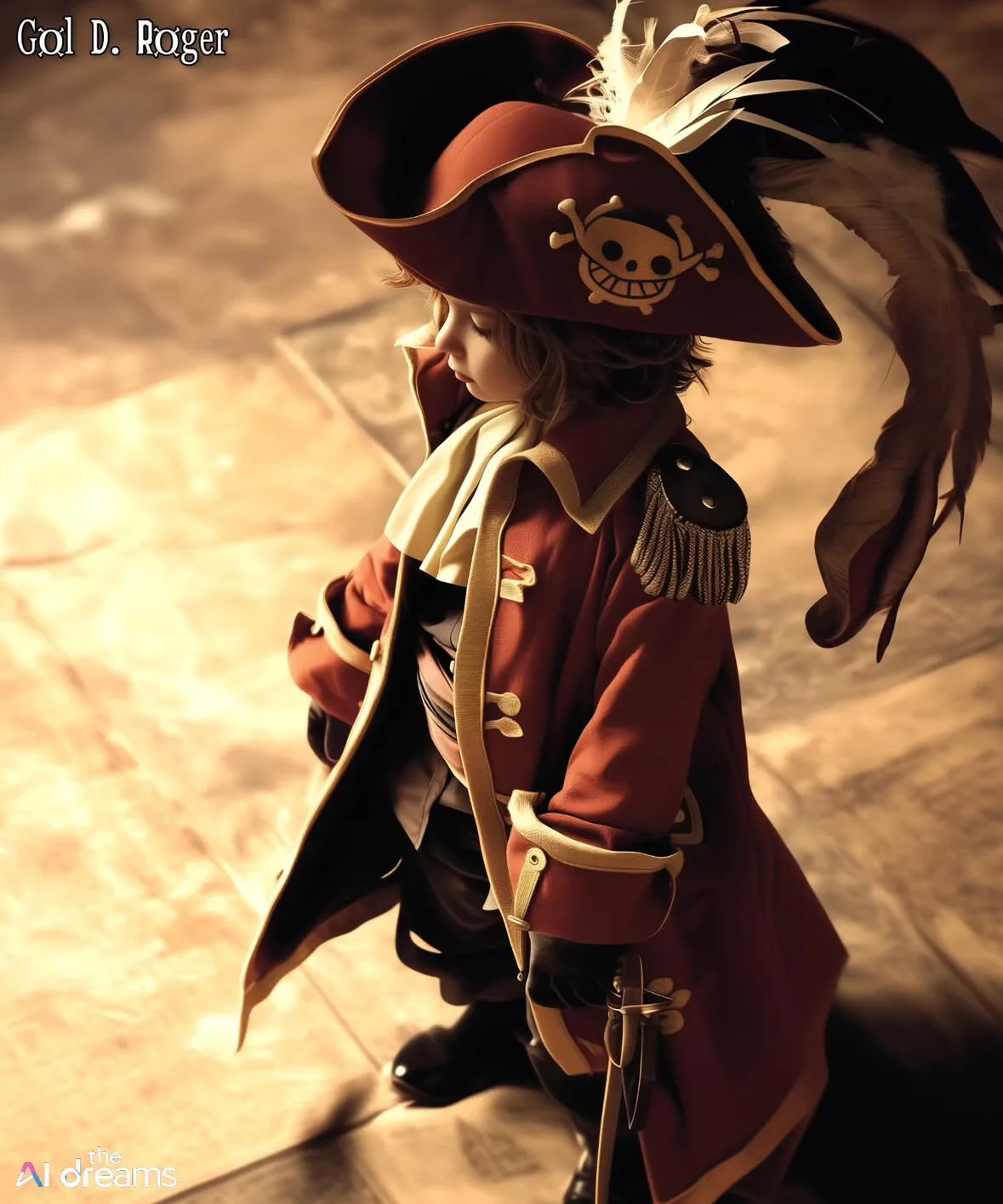 ภาพตัวละคร One Piece วัยรุ่นฟันน้ำนม aiart