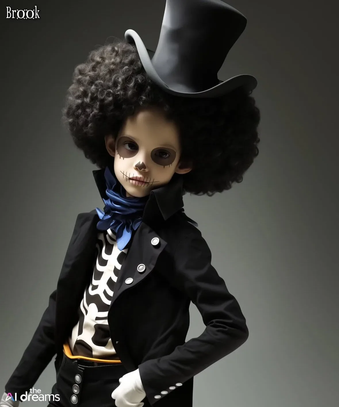 ภาพตัวละคร One Piece วัยรุ่นฟันน้ำนม aiart