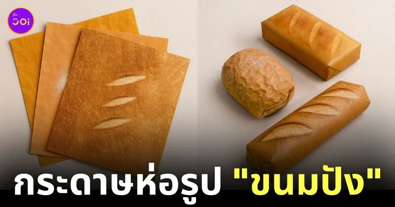 กระดาษห่อรูปขนมปัง
