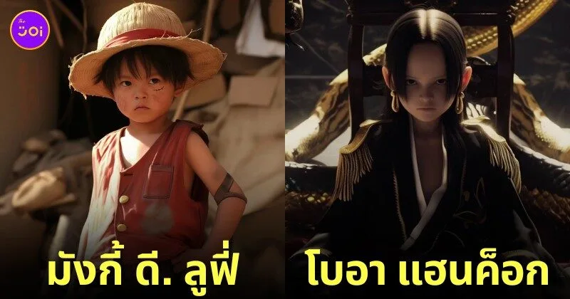ภาพตัวละคร One Piece วัยรุ่นฟันน้ำนม aiart