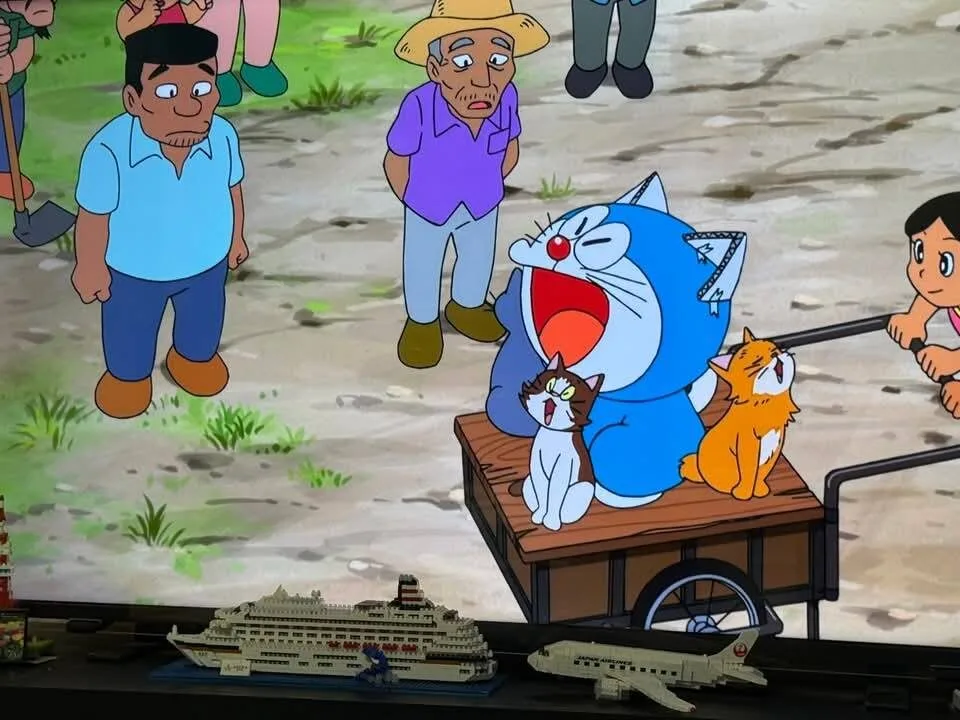 ภาพ "แห่โดราเอมอนขอฝน" จากไวรัลชาวบ้าน สู่ฉากสุดน่ารักในการ์ตูน "Doraemon" ตอนพิเศษในไทย