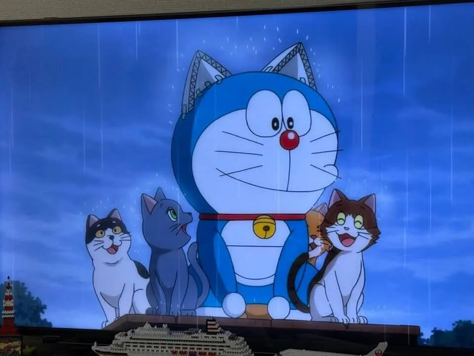 ภาพ "แห่โดราเอมอนขอฝน" จากไวรัลชาวบ้าน สู่ฉากสุดน่ารักในการ์ตูน "Doraemon" ตอนพิเศษในไทย