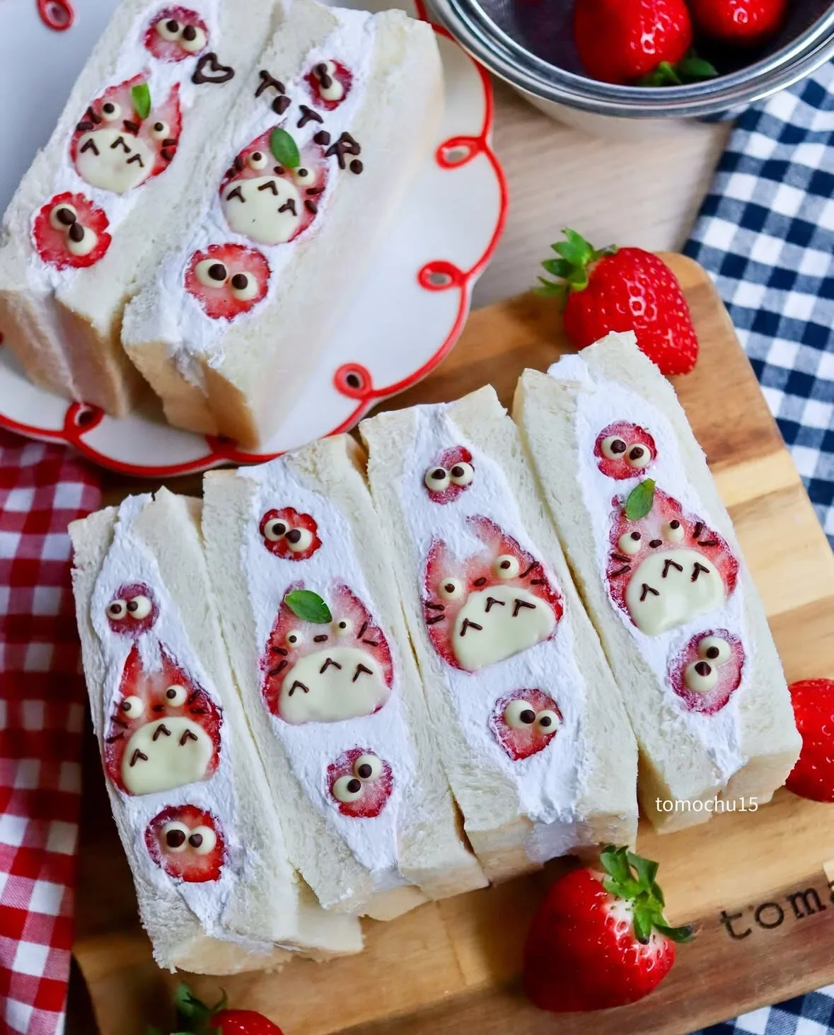 ไอเดียแต่งจานอาหาร ของหวาน ขนม โทโทโร่ Totoro