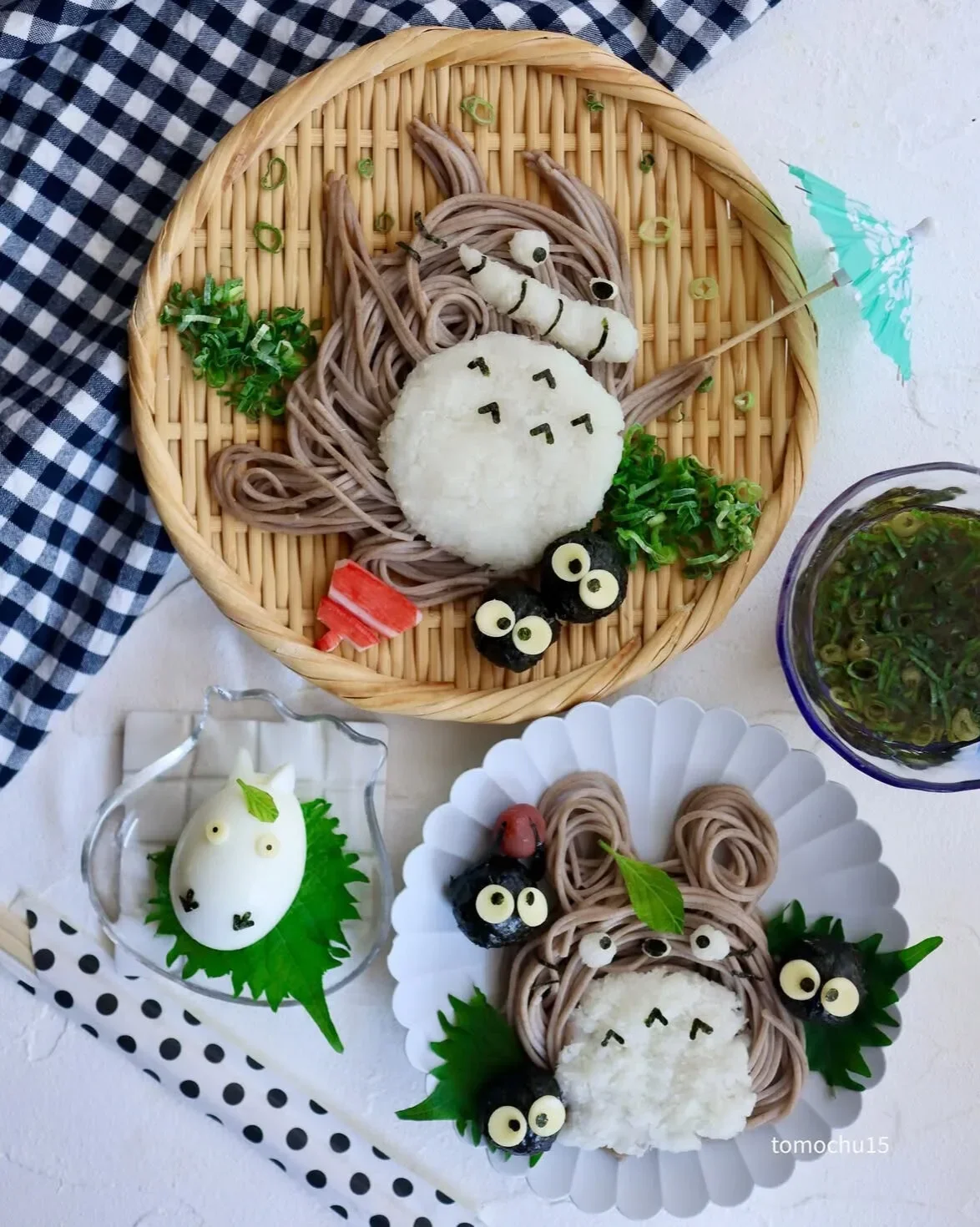 ไอเดียแต่งจานอาหาร ของหวาน ขนม โทโทโร่ Totoro