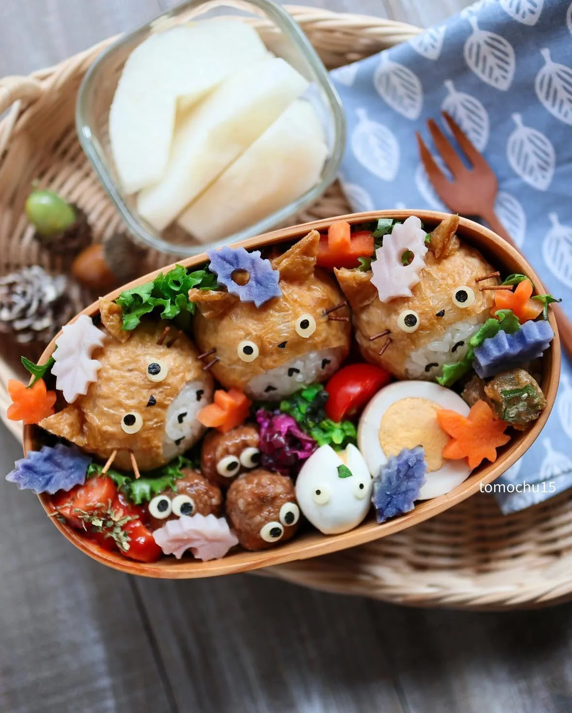 ไอเดียแต่งจานอาหาร ของหวาน ขนม โทโทโร่ Totoro