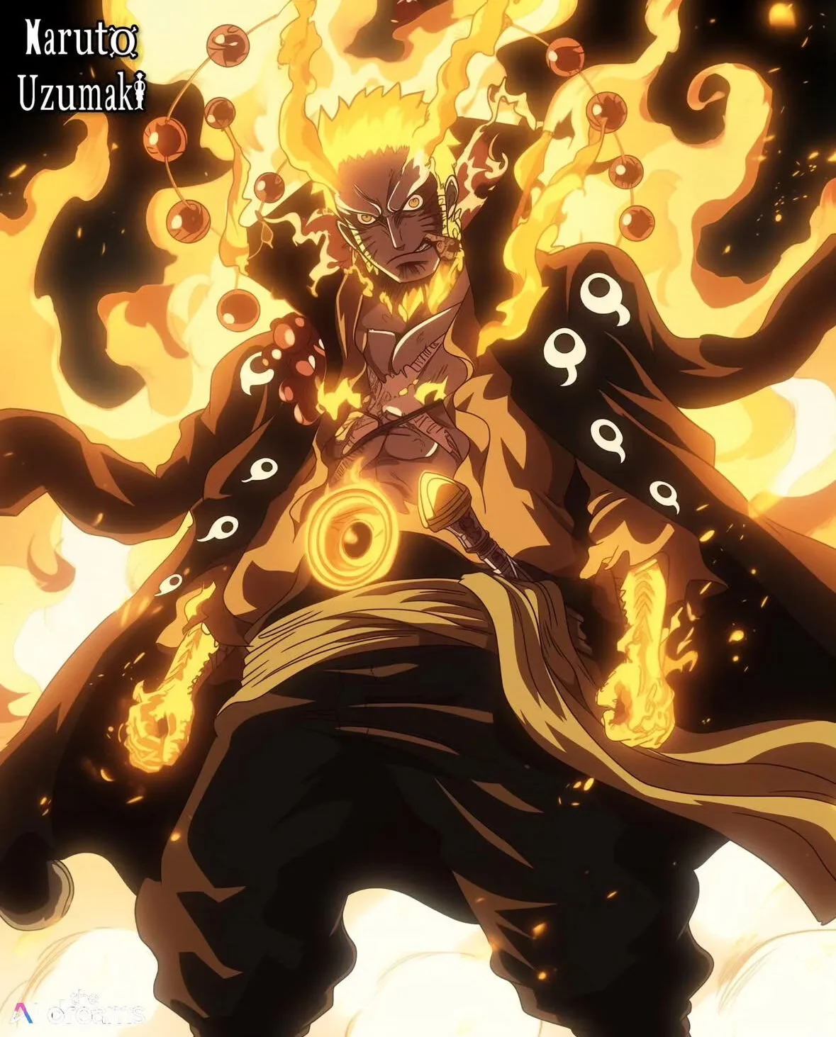 ตัวละครนารูโตะ Naruto เวอร์ชั่น One Piece aiart