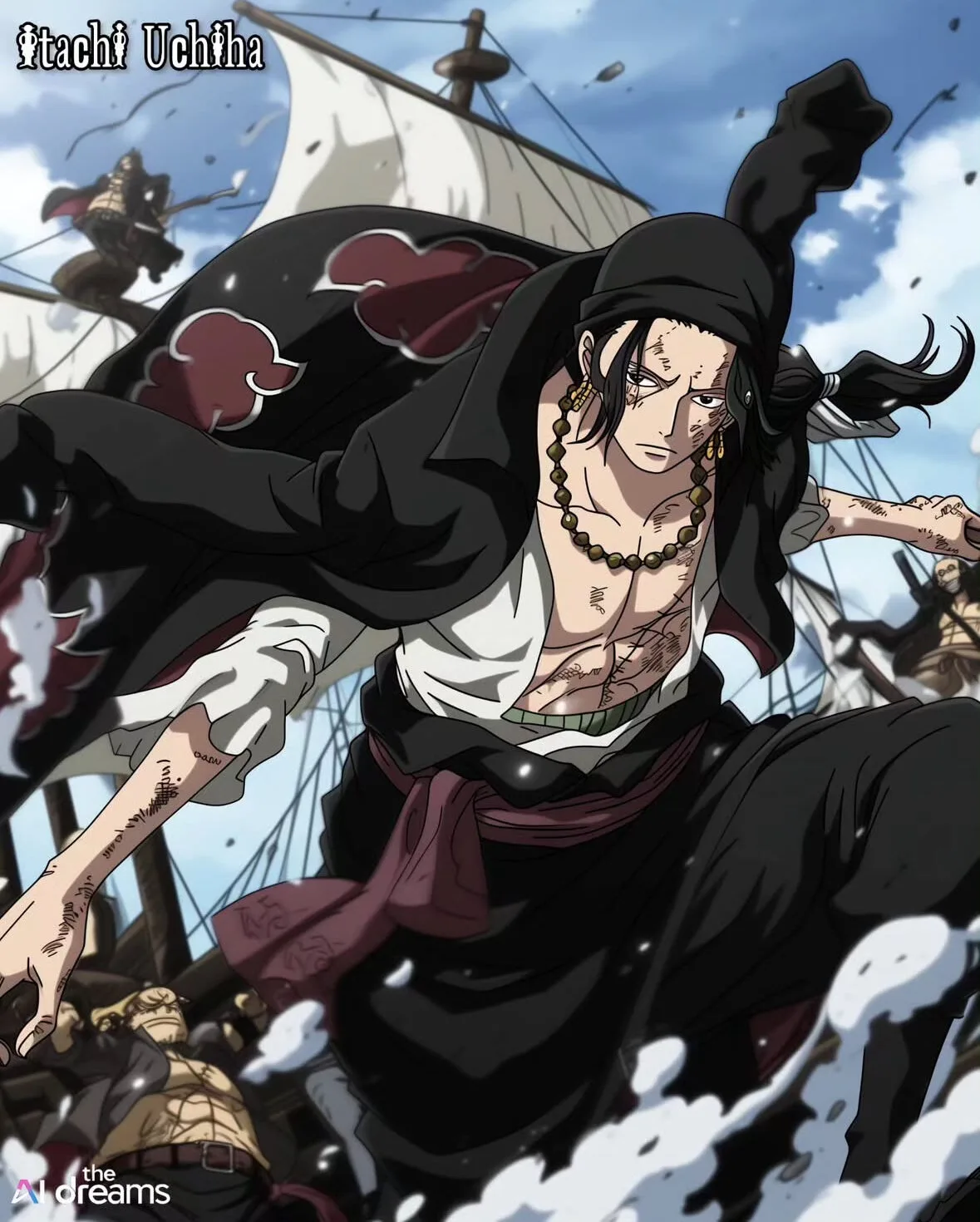 ตัวละครนารูโตะ Naruto เวอร์ชั่น One Piece aiart
