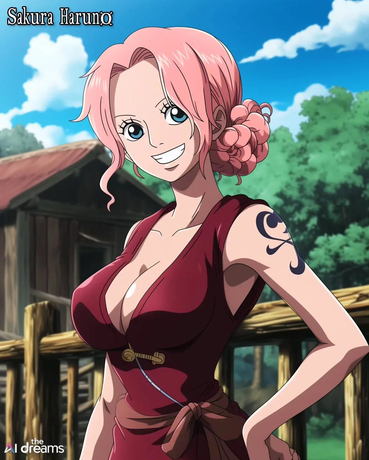 ตัวละครนารูโตะ Naruto เวอร์ชั่น One Piece aiart