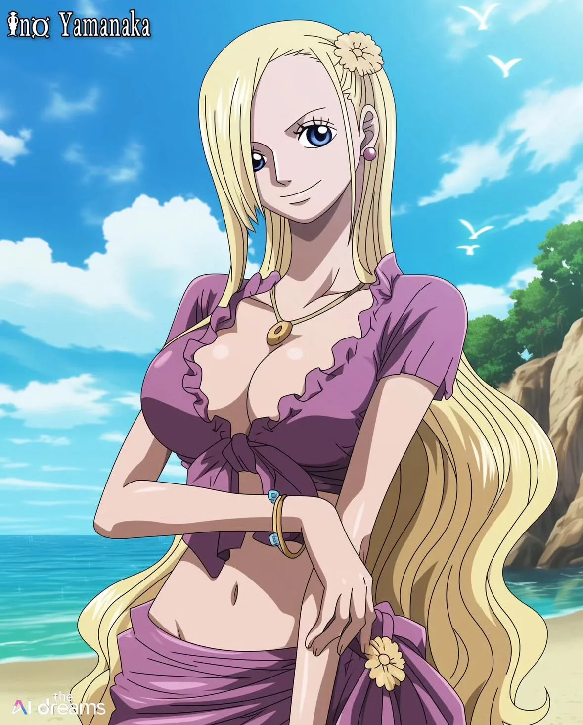ตัวละครนารูโตะ Naruto เวอร์ชั่น One Piece aiart