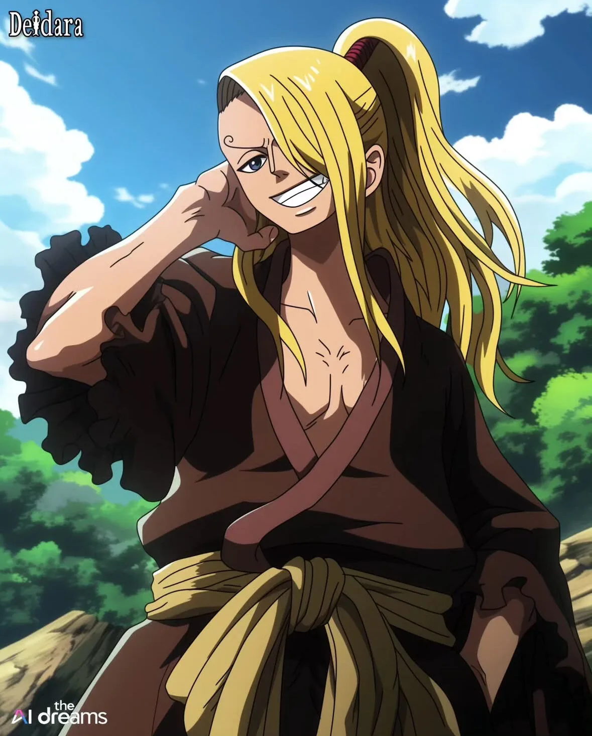 ตัวละครนารูโตะ Naruto เวอร์ชั่น One Piece aiart