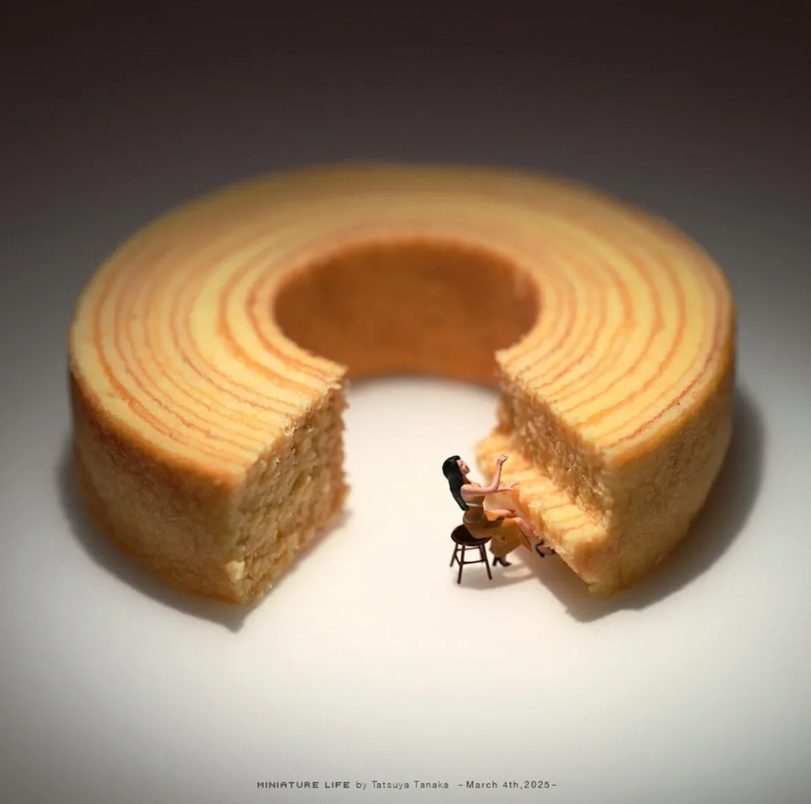 โมเดลโลกใบจิ๋ว โมเดลมนุษย์จิ๋ว โมเดลคนจิ๋ว Tatsuya Tanaka