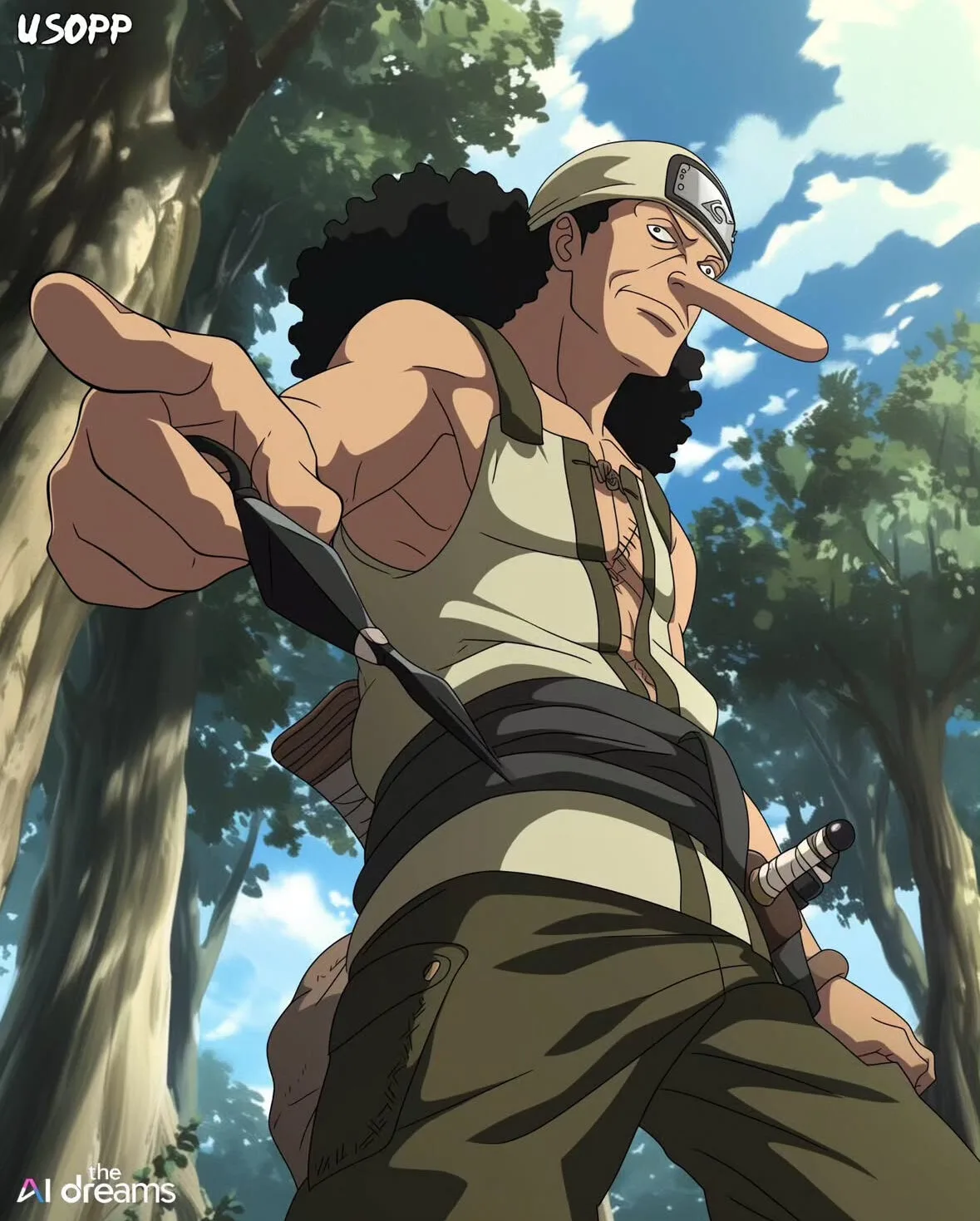 ตัวละคร One Piece เวอร์ชั่นนารูโตะ Naruto aiart