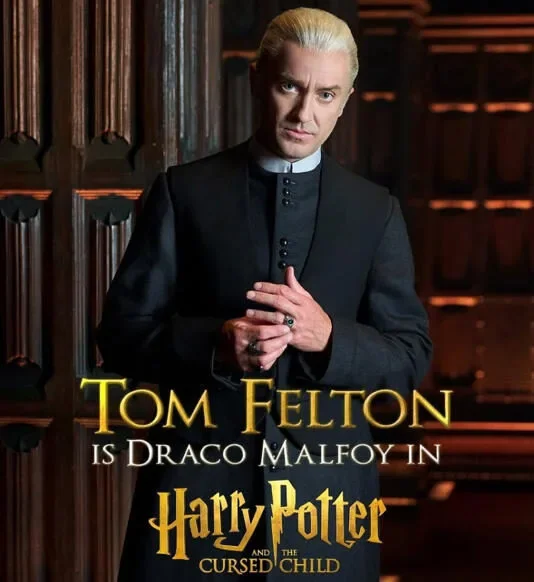 "ทอม เฟลตัน (Tom Felton)" เตรียมรับบท "เดรโก มัลฟอย (Draco Malfoy)" เวอร์ชั่นผู้ใหญ่ ในละครบรอดเวย์ "Harry Potter and The Cursed Child"