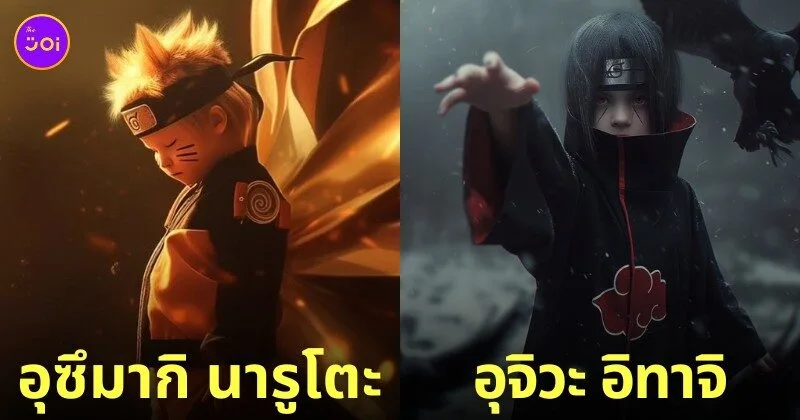 ภาพตัวละครนารูโตะ Naruto วัยรุ่นฟันน้ำนม aiart