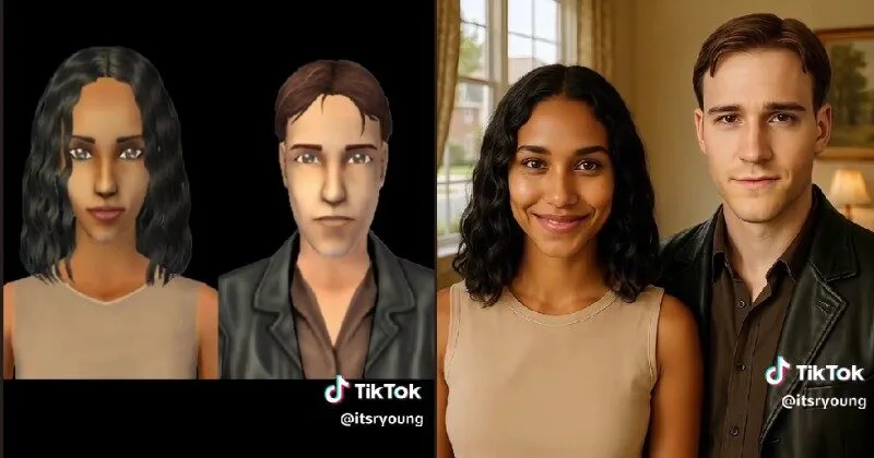 พาส่อง 17 ภาพตัวละครในเมืองพรีเซนท์วิลล์ (Pleasantview) ของเกม "The Sims 2" หากกลายเป็นคนจริง โดย AI
