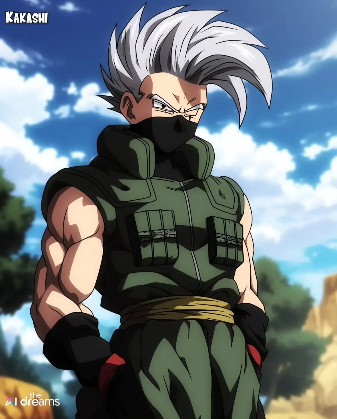 ตัวละครนารูโตะ Naruto เวอร์ชั่น Dragon Ball Z aiart