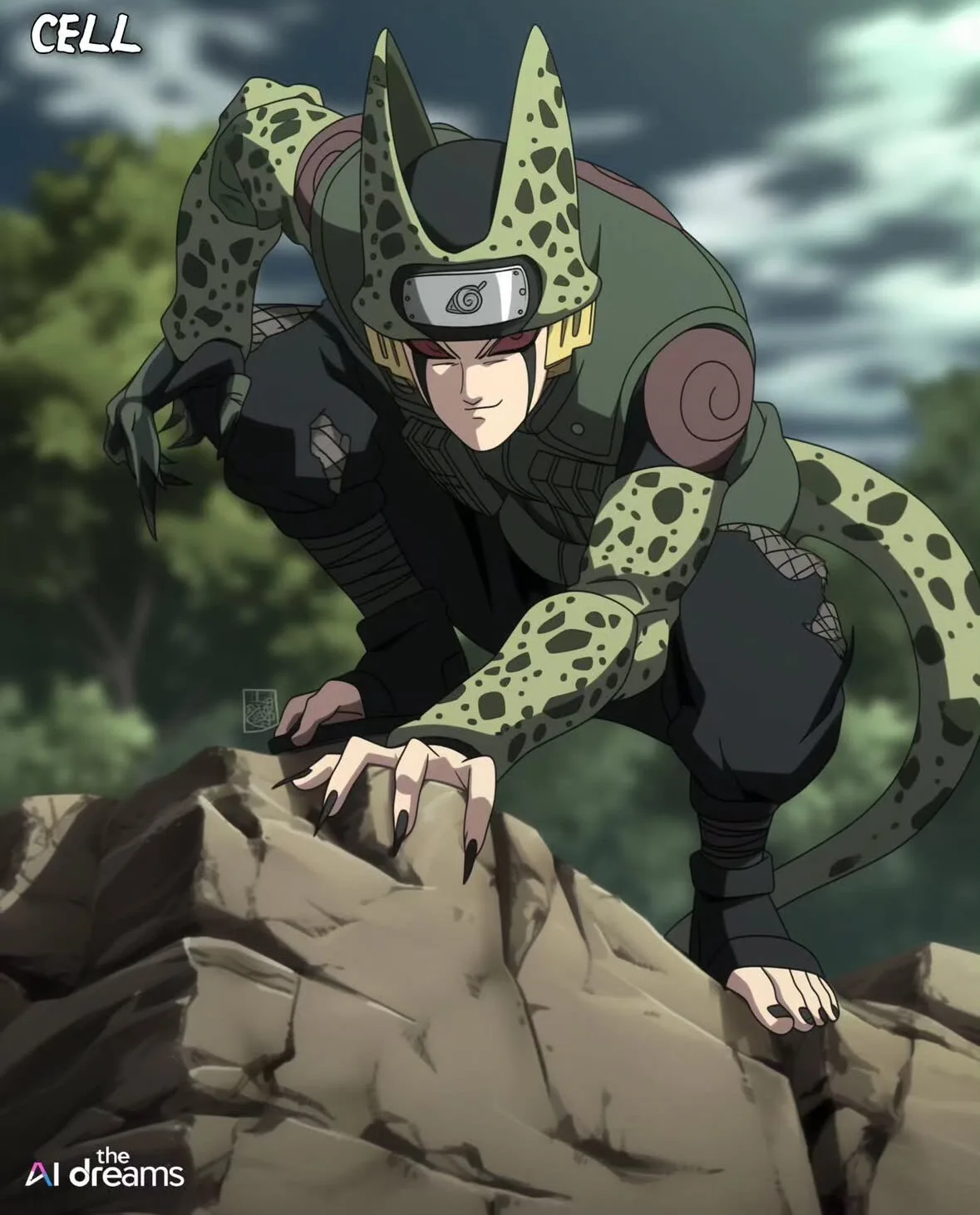 ตัวละคร Dragon Ball Z เวอร์ชั่น นารูโตะ Naruto aiart