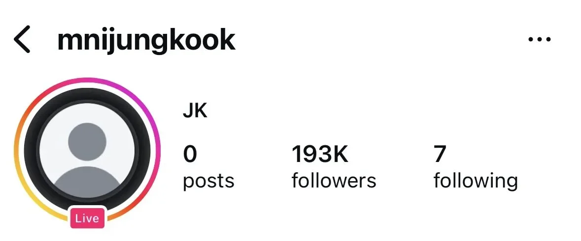 จองกุก BTS เปิด ig ใหม่ mnijungkook
