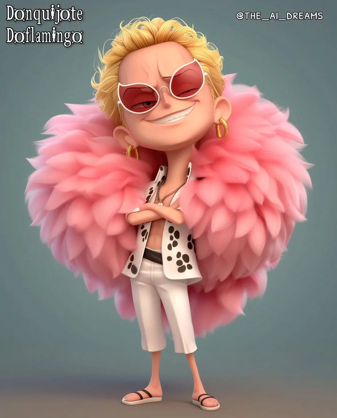 ตัวละคร One Piece แอนิเมชั่น Disney Pixar aiart