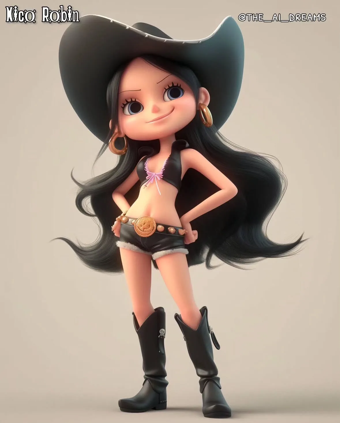 ตัวละคร One Piece แอนิเมชั่น Disney Pixar aiart