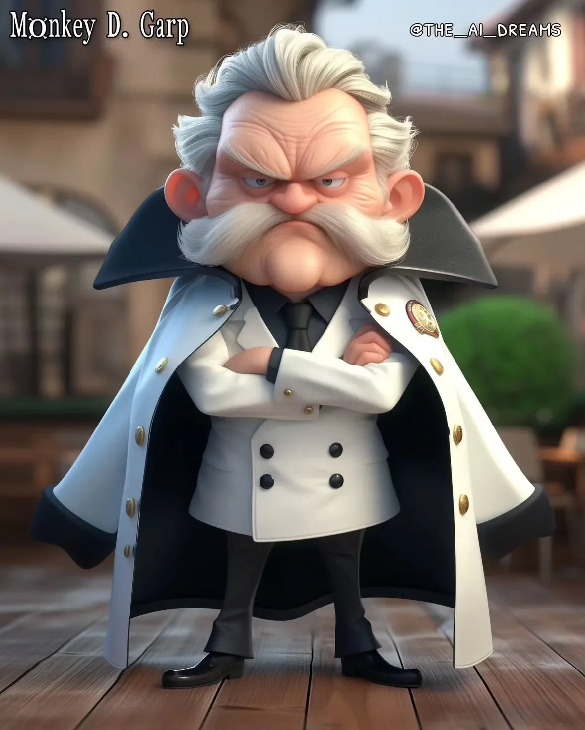 ตัวละคร One Piece แอนิเมชั่น Disney Pixar aiart