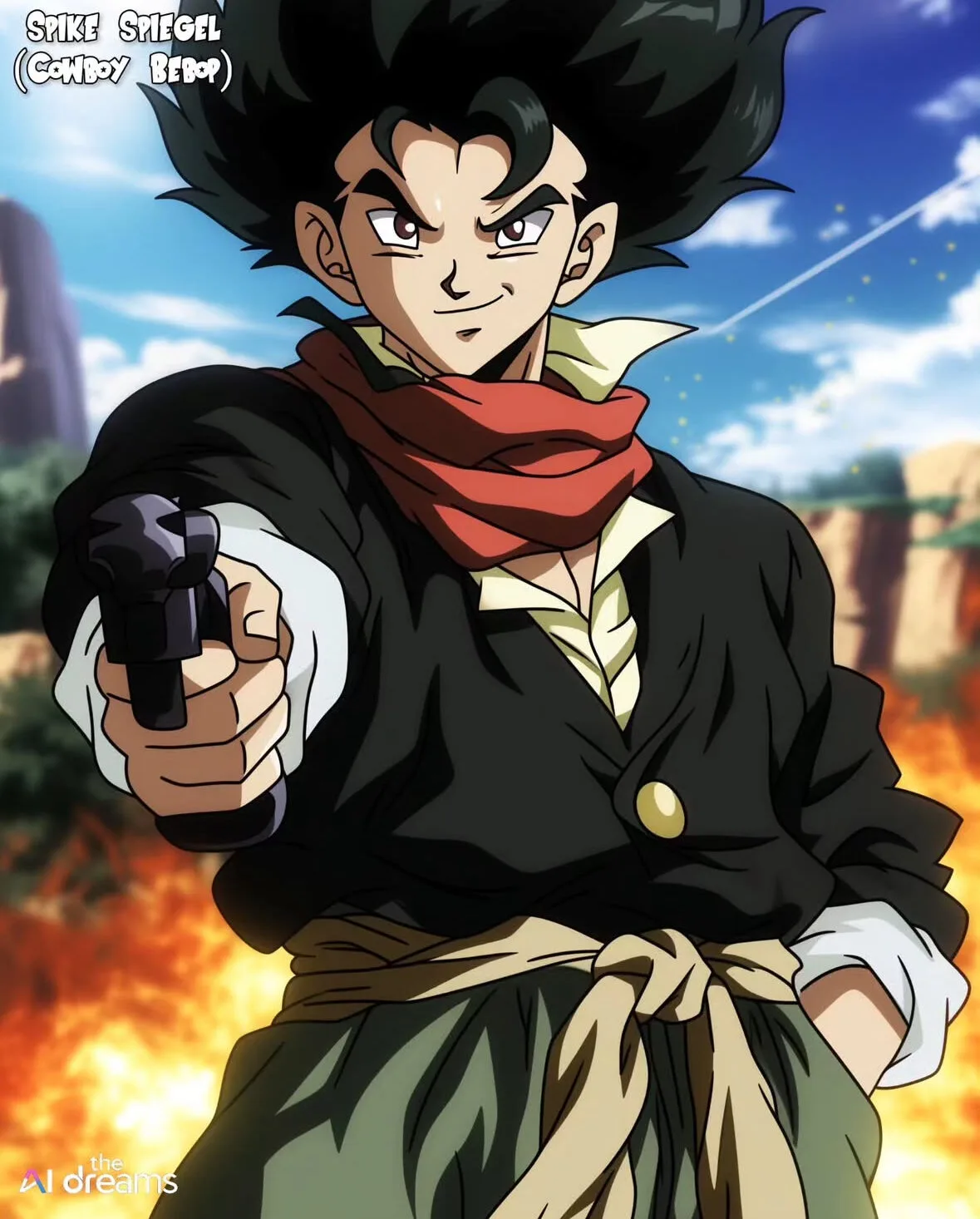 ตัวละคร อนิเมะญี่ปุ่นเรื่องดัง Dragon Ball Z aiart