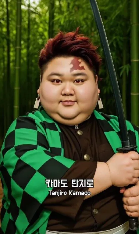 เมื่อ AI แปลงโฉมตัวละคร "Demon Slayer" ให้กลายเป็นนักล่าอสูรหุ่นตุ้ยนุ้ยสุดน่ารัก โดย "nerdtvonline"