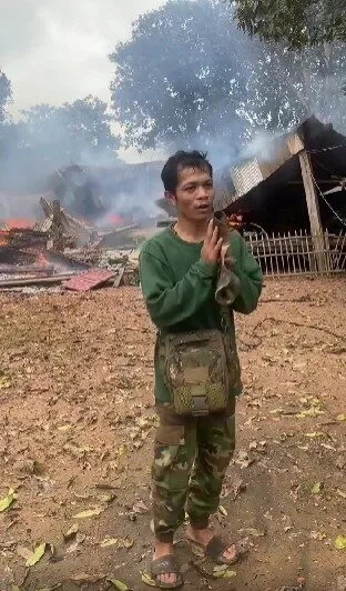 กรรมติดจรวด! หญิงกัมพูชาจุดธูปสาปแช่งไทย สุดท้ายลืมดับ ทำบ้านวอดทั้งหลัง