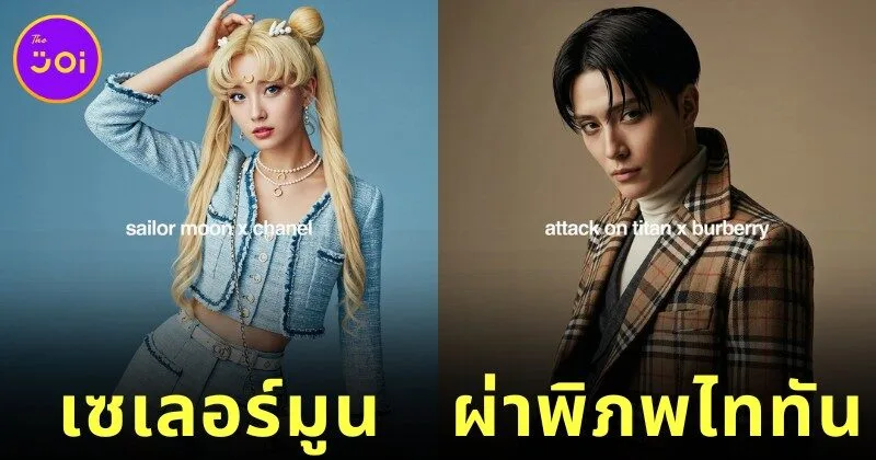 เมื่อตัวละครอนิเมะดังคอลแลปกับแบรนด์ดังโดย AI - เมื่อโลกแฟนตาซีเชื่อมโยงกับความจริงผ่านสายตาของ "nshnv"
