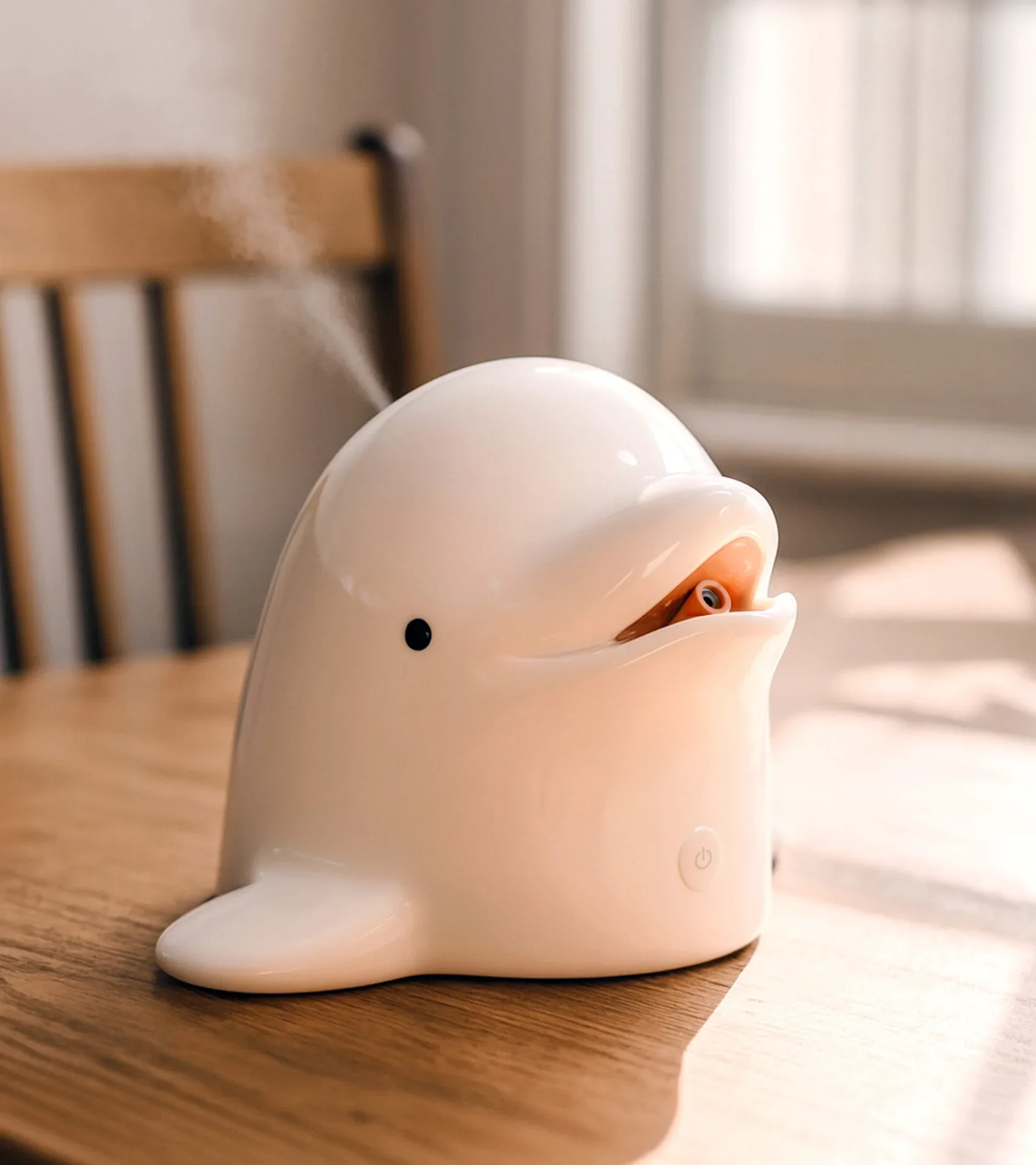 เครื่องพ่นไอน้ำรูปวาฬเบลูก้า