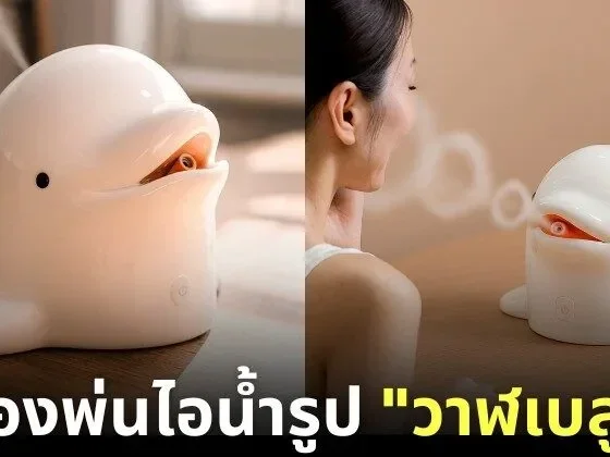 เครื่องพ่นไอน้ำรูปวาฬเบลูก้า