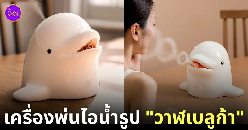 เครื่องพ่นไอน้ำรูปวาฬเบลูก้า