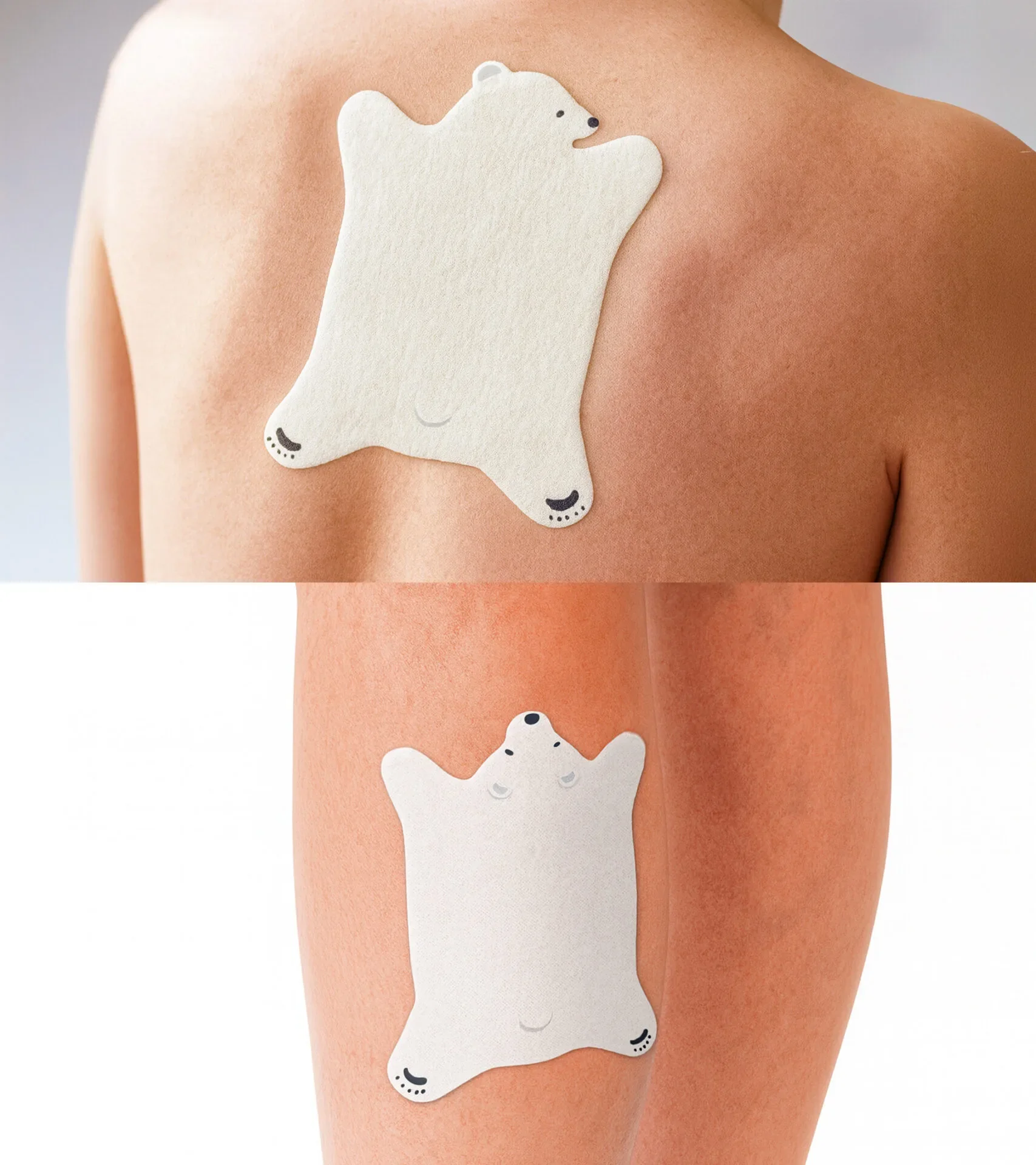 แผ่นแปะแก้ปวดลายหมีขาว