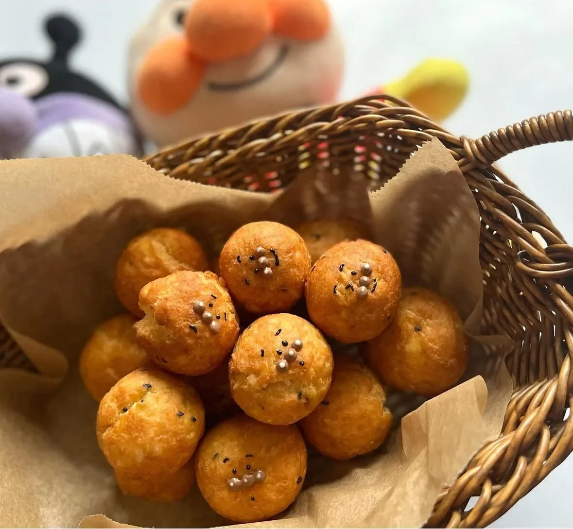 ไอเดียแต่งจานอาหาร ของหวาน ขนม อันปังแมน Anpanman