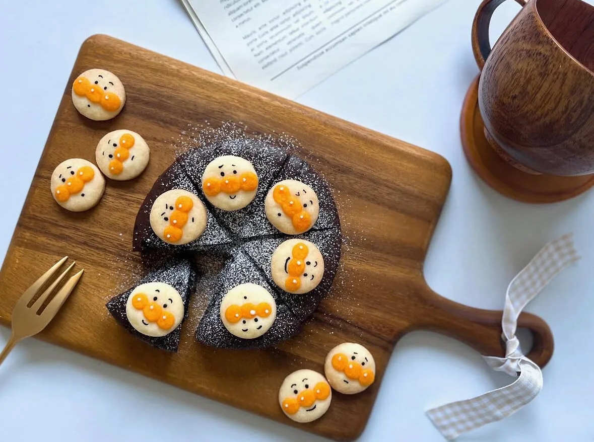 ไอเดียแต่งจานอาหาร ของหวาน ขนม อันปังแมน Anpanman