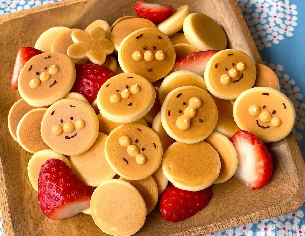 ไอเดียแต่งจานอาหาร ของหวาน ขนม อันปังแมน Anpanman